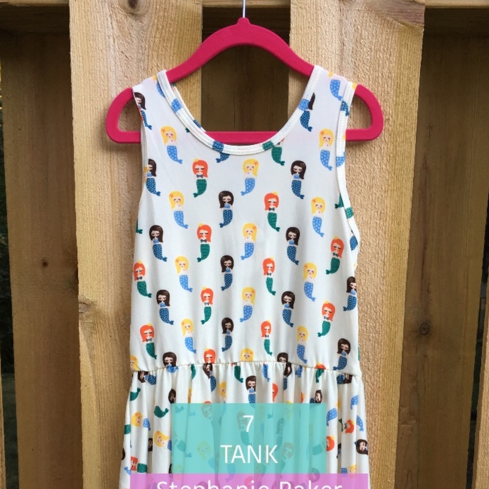 Mermaid tank style Dot Dot Smile dress